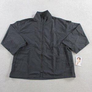 ENHYPEN World Tour Fate Windbreaker Adult F Black Jacket Pullover Lightweight